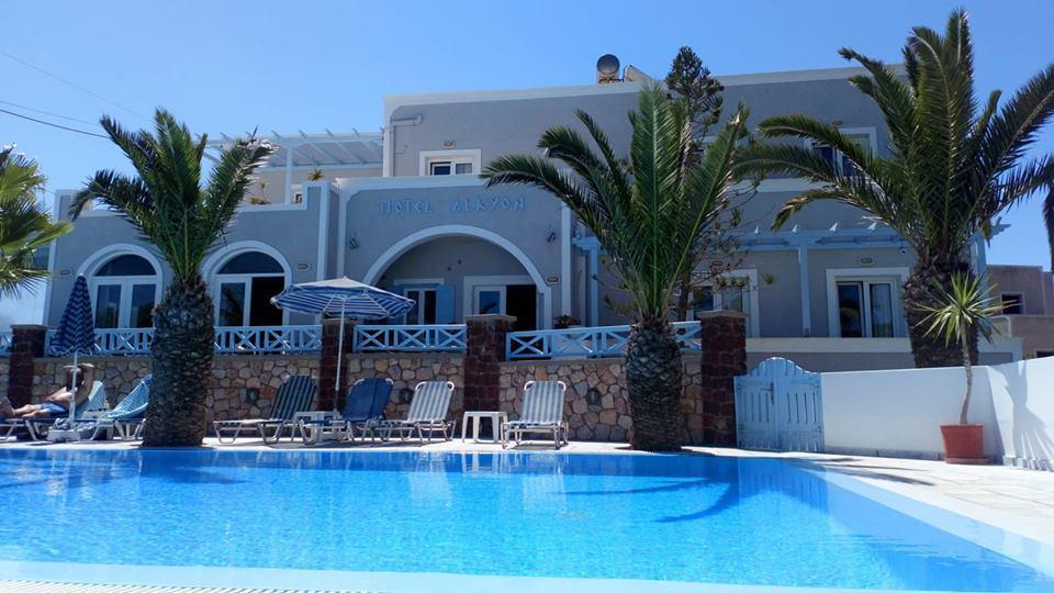 Alkyon Hotel Kamari  Luaran gambar